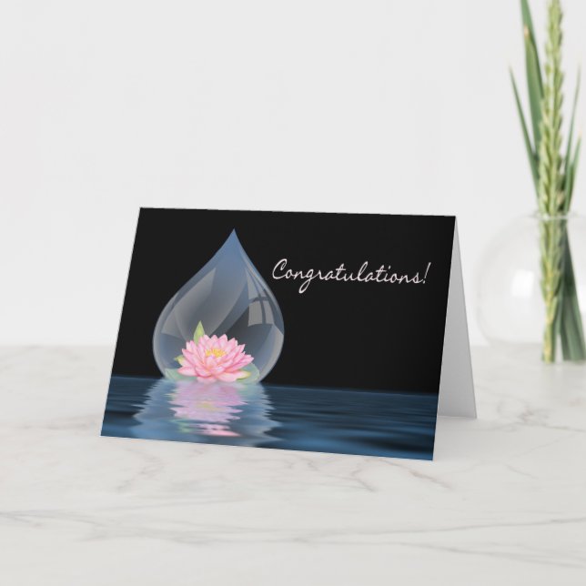 CARTE CONGRATULATIONS (Devant)