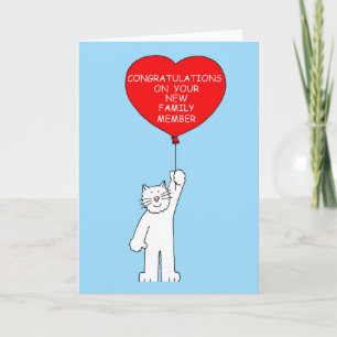 Carte Congratulations de New Pet Cat