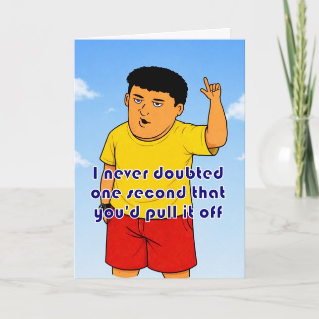 Carte congratulations for passing bar exam (Devant)