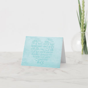 Carte Congratulations Heart Wedding