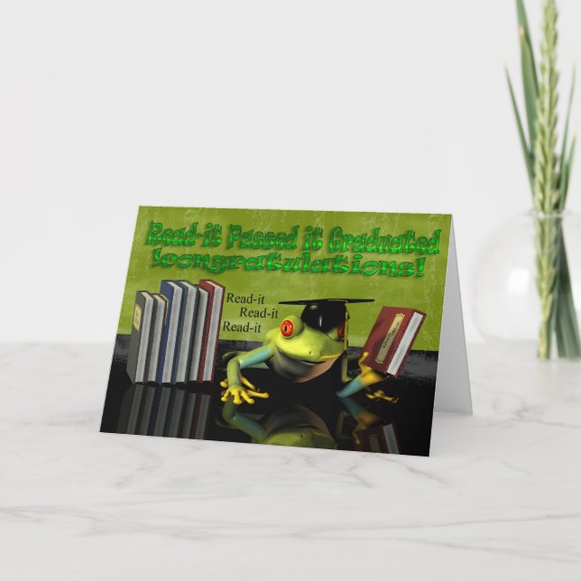 Carte Congratulations on graduation (Devant)