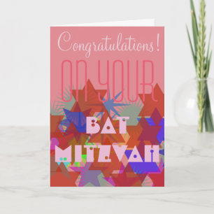 Carte Congratulations on your bat mitzvah