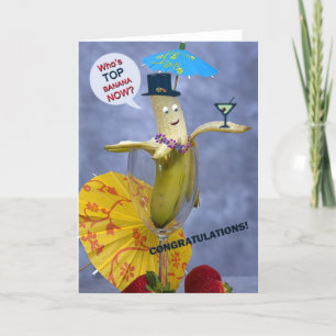 Carte Congratulations Top Banana