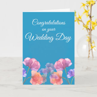 Carte Congratulations Wedding Day