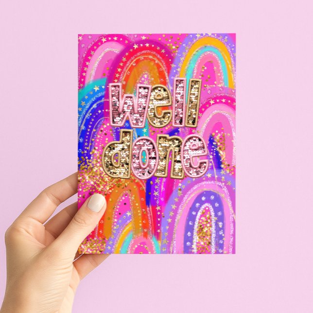 Carte Congratulations Well Done (Créateur téléchargé)