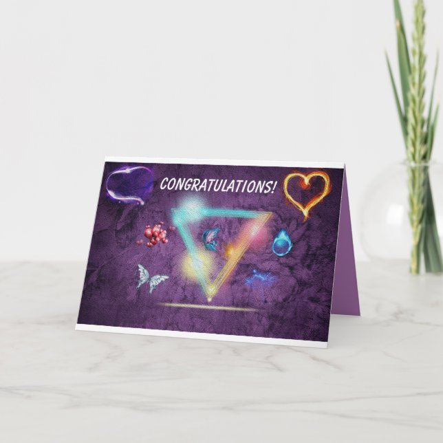 Carte Congratulations, Well Done Card (Devant)