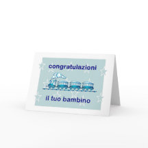 Congratulazioni ! - Nouveau bébé en italien