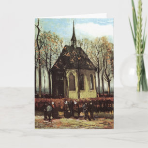 Carte Congrégation à l'église, Nuenen par Vincent van Go