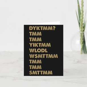 Carte Connaissez-vous l'homme au muffin_ Dyktmm_ Drôle d