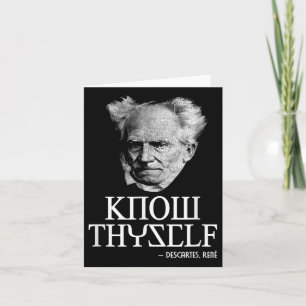 Carte Connaissez-Vous Socrates Descartes Schopenhauer Ph