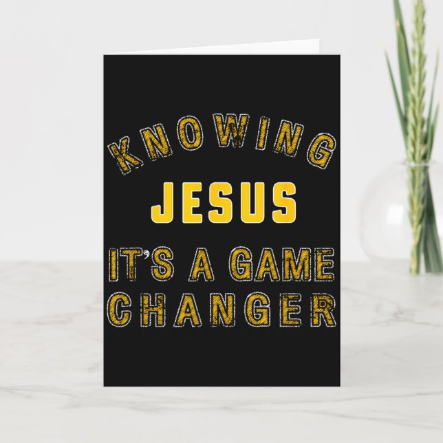 Carte Connaître Jésus change tout  (Devant)