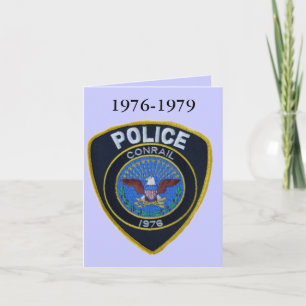 Carte Conrail Railroad Police Patch Note