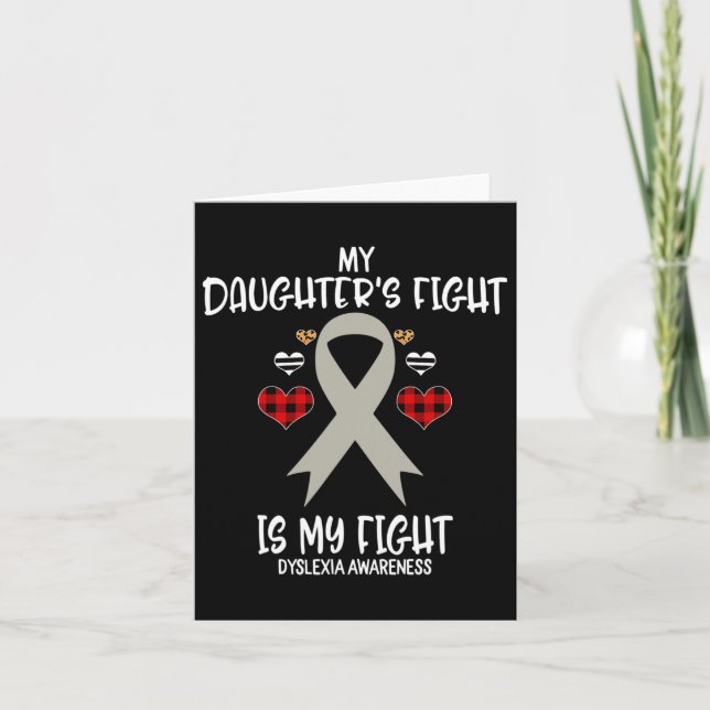 Carte Conscience Le combat de ma fille est mon combat ma (Devant)