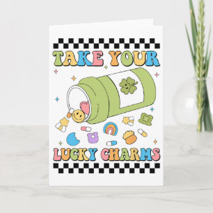 Carte Conscience Mental Take Your Lucky Charm Pills Sant