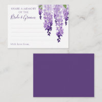 Aquarelle Wisteria Purple Lilac Mariage Floral