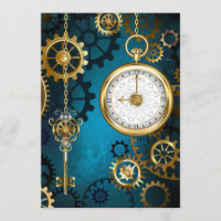 Arrière - plan turquoise à vapeur avec engrenages