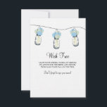 Carte Conseil Balise Arbre de souhaits mariage<br><div class="desc">Parfait pour un Mariage de style champêtre ou peut-être que vous aimez juste Mason Jars! Mason Jars pendants remplis d'hydrangées. Utilisez cette carte pour votre TAG MARIAGE WISH TREE. Demandez à vos invités d'ajouter des conseils et de bons voeux puis accrochez leur tag sur l'arbre pour vous. Un arrière -...</div>
