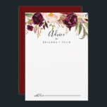Carte Conseil Boho rustique coloré Mariage floral<br><div class="desc">Cette carte de conseil boho rustique aux couleurs florales mariage est parfaite pour un mariage moderne. Le design se compose de pivoines d'aquarelle rose, violet, rouge et bordeaux regroupées en bouquets élégants avec feuillage vert, inspirant beauté naturelle. Ces cartes sont parfaites pour un mariage, une douche nuptiale, un baby shower,...</div>