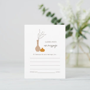 Carte Conseil Boho Vases minimalistes Paroles de sagesse