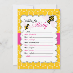 Carte Conseil Bumble Bee Wives for Baby Card
