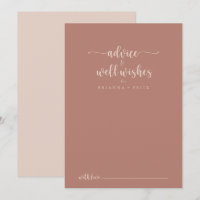 Calligraphie Terracotta Mariage bien souhaits