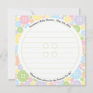 Carte Conseil Carol personnalisé Cute en tant que bouton Car