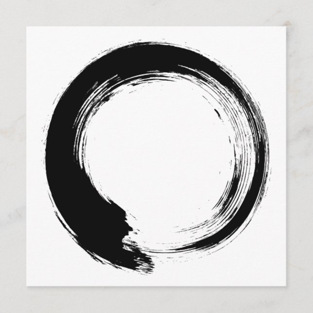 Carte Conseil Cercle Zen Enso (Devant)