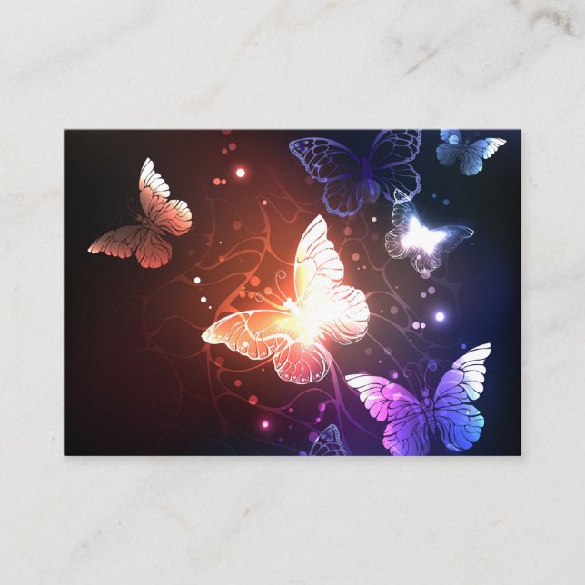 Carte Conseil Clowing Night Butterflies (Devant)