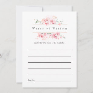Carte Conseil Conseils de mariage géométriques de printemps de f
