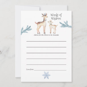 Carte Conseil Conseils de Noël à l'aquarelle pastel pour la futu