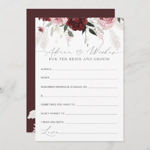 Carte Conseil Conseils et souhaits pour la Fête des mariées de m