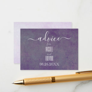 Carte Conseil Créez Votre Propre Texture De Grunge Violet