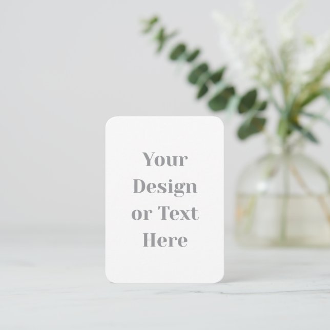 Carte Conseil Customizable Your Design or Text Here Personalized (Debout devant)