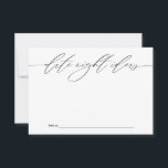 Carte Conseil Date Night Idees for Newlyweds Keepsaké Card<br><div class="desc">Ces cartes magnifiquement conçues offrent un moyen unique pour les invités mariages de partager leurs idées de dattes préférées avec la mariée et le marié. Idéales pour ajouter une touche personnelle à votre journée spéciale, ces cartes assurent des gardiens chéris pour le couple heureux. Parfait pour les réceptions de mariage,...</div>
