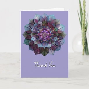 Carte Conseil de Feuilles Mandala