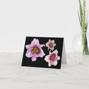 Carte Conseil de Trois Lillies de Tigre