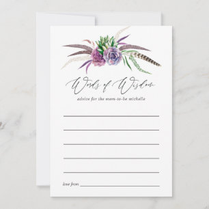 Carte Conseil Douce Mariée Plantes Succulentes