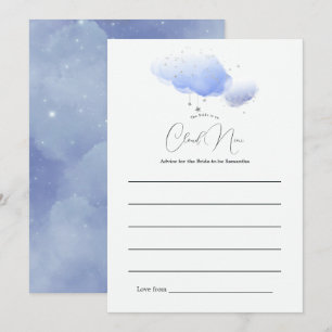 Carte Conseil Elle est à la fête prénuptiale Cloud Nine