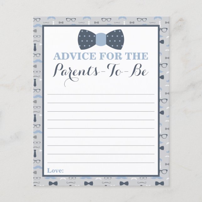 Carte conseil et voeux, Little Man (Devant)