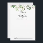 Carte Conseil Eucalyptus Simple Brown Floral Mariage Bien vouloi<br><div class="desc">Cette simple carte de conseil à fleurs brunes à eucalyptus est parfaite pour une mariage moderne. Le design présente artistiquement peint à la main de beaux feuilles vert eucalyptus arrangés en formes géométriques, inspirant la beauté naturelle. Ces cartes sont parfaites pour un mariage, une douche nuptiale, un baby shower, une...</div>