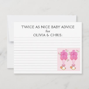 Carte Conseil Idées de Baby showers jumeaux