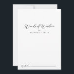 Carte Conseil Idyllique calligraphie Mariage Mots de sagesse<br><div class="desc">Cette calligraphie idyllique mariage de mots de sagesse carte conseil est parfait pour un mariage rustique. Le design sobre et élégant présente une typographie de script classique et sophistiquée en noir et blanc. Ces cartes sont parfaites pour un mariage, une douche nuptiale, un baby shower, une fête de remise de...</div>