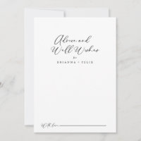 Idyllique Stylish Calligraphie Mariages bien souha