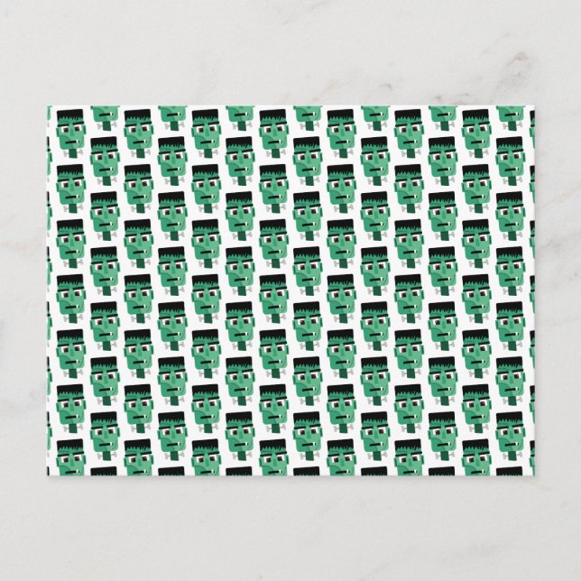 Carte Conseil La tête du monstre Frankenstein (Devant)