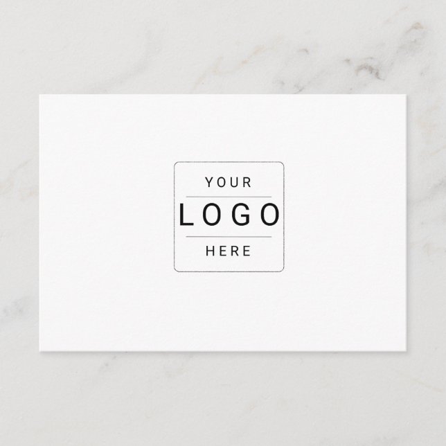 Carte Conseil Logo personnalisé (Devant)