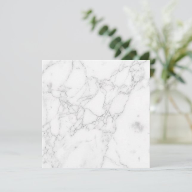 Carte Conseil Marbre Blanc (Debout devant)