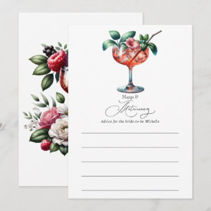 Carte Conseil Margs & Matrimony Margarita Fête de Fiançailles