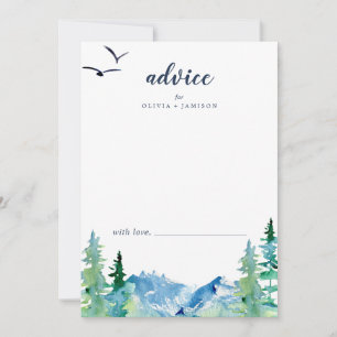 Carte Conseil Mariage de destination des Rocheuses