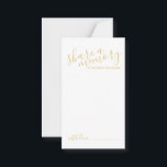 Carte Conseil mariage de script Gold Modern<br><div class="desc">Ajoutez une touche personnelle à votre mariage grâce à un conseil et une carte de souhaits de mariage de script moderne. Cette carte comporte le titre "partager une mémoire" en or style de police script moderne et détails en or style de police sans serif moderne sur arrière - plan blanc....</div>