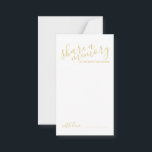 Carte Conseil mariage de script Gold Modern<br><div class="desc">Ajoutez une touche personnelle à votre mariage grâce à un conseil et une carte de souhaits de mariage de script moderne. Cette carte comporte le titre "partager une mémoire" en or style de police script moderne et détails en or style de police sans serif moderne sur arrière - plan blanc....</div>
